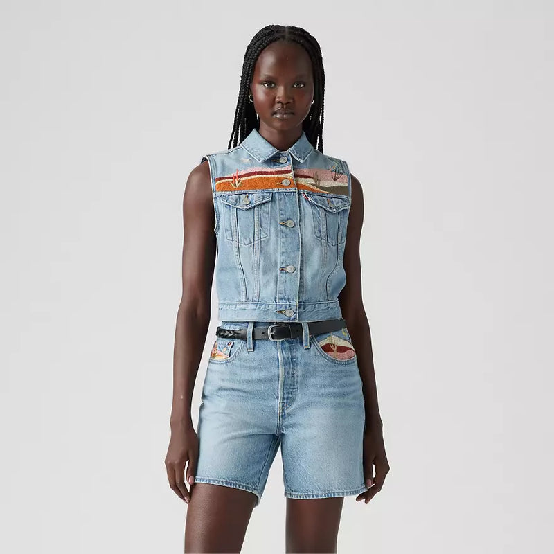 Embroidered Vest