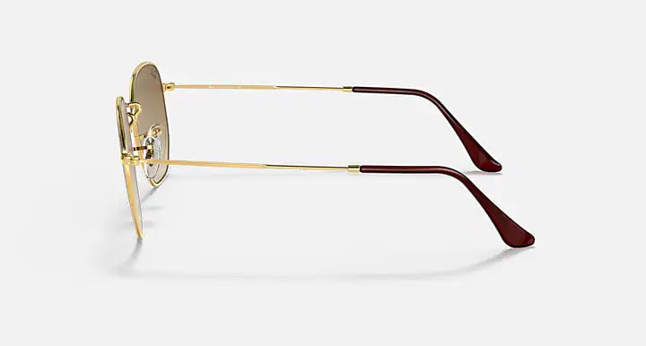 Ray-Ban Hexagonal Arista Frame Clear Gradient Brown Lense