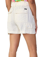 All Day Belted Linen Cargo Shorts