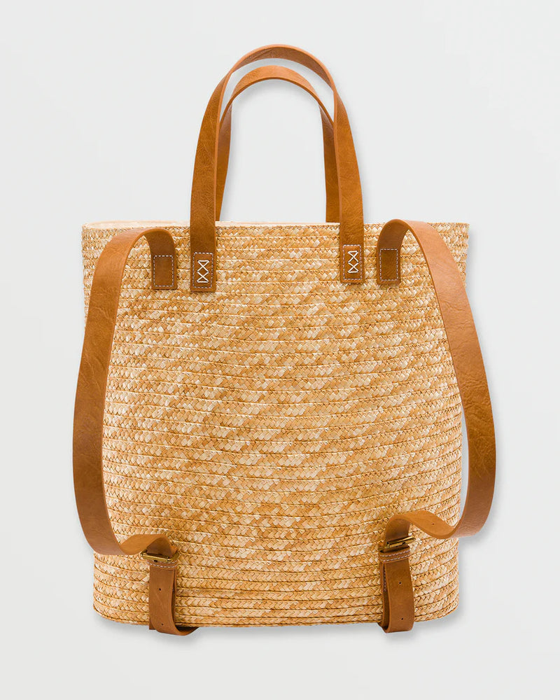 Ruhl Plage Straw Bag- Tan
