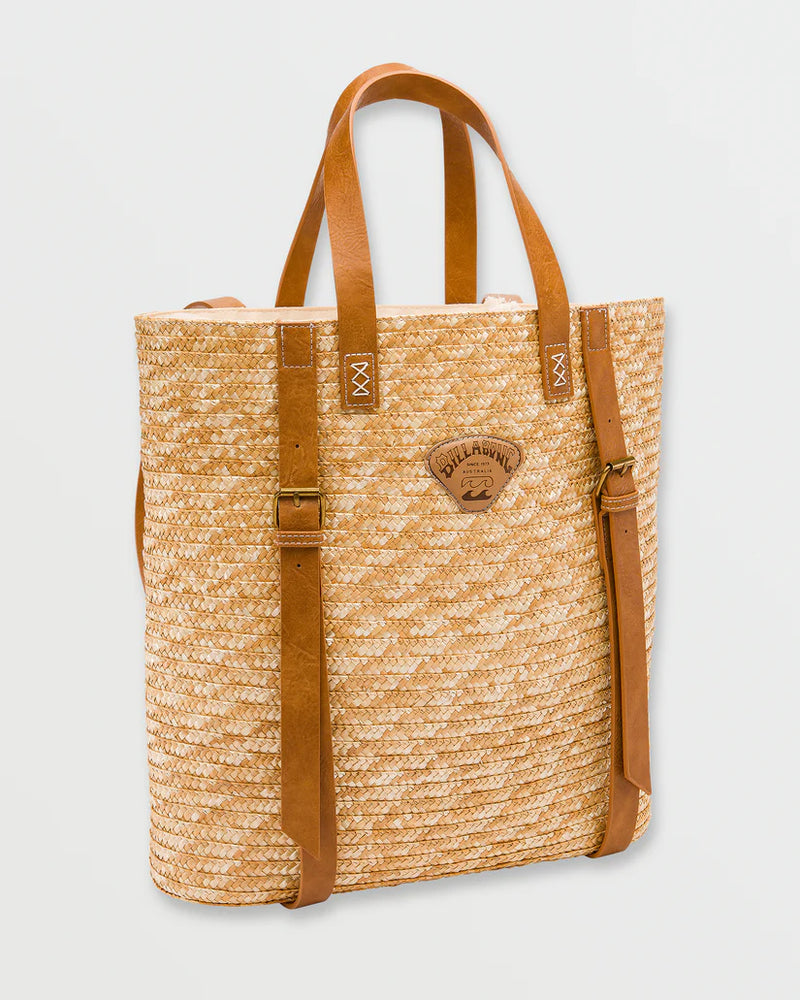 Ruhl Plage Straw Bag- Tan