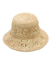 Aalto Crochet Bucket Hat in Beige