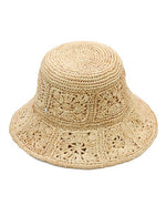 Aalto Crochet Bucket Hat in Beige