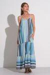 Blue Green Arrow Dress