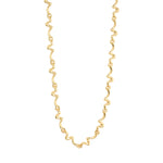 Penelope recycled necklace gold-plated