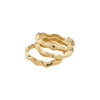 Penelope recycled ring gold-plated