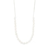 Berthe pearl necklace silver-plated