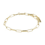 Ronja recycled bracelet gold-plated