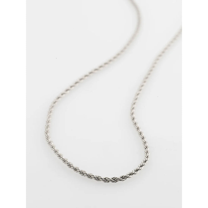 Pam recycled robe chain necklace silver-plated