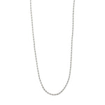 Pam recycled robe chain necklace silver-plated