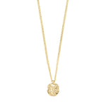 Scottie recycled coin necklace gold-plated