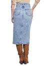 Mila Denim Midi Skirt