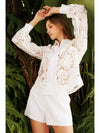 Off White Lace Blouse