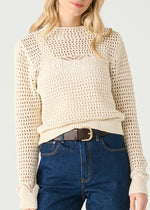 Mockneck Crochet Sweater - Dex