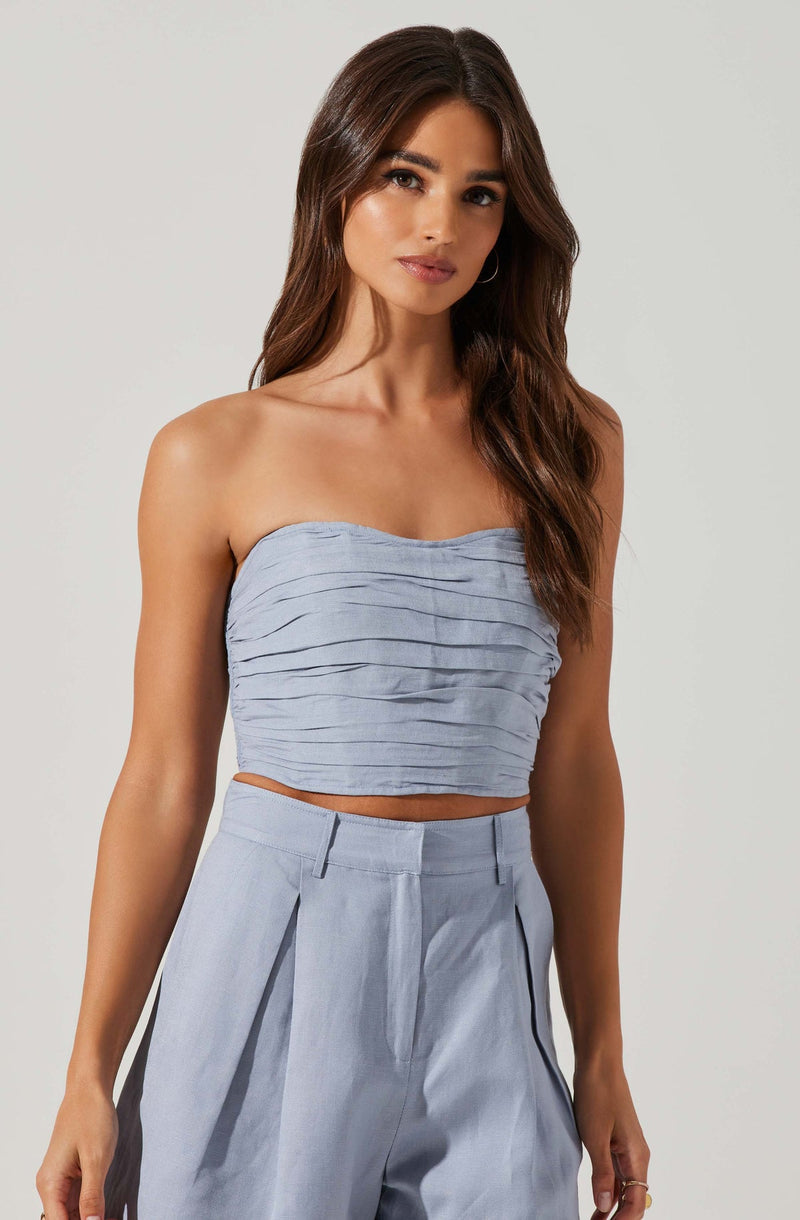 Jessamine Ruched Tube Top