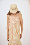Buttons Floral Dress