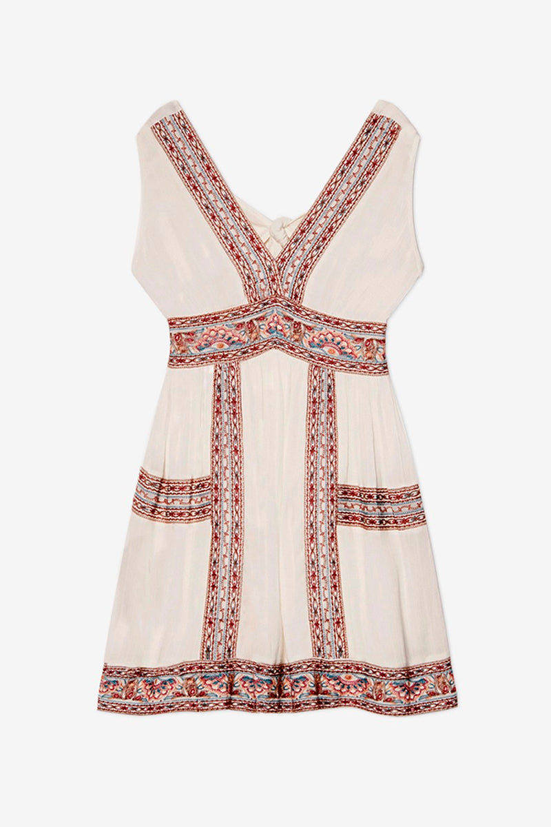 Short Embroidered Dress