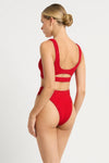 Nino Crop Top- Baywatch Red