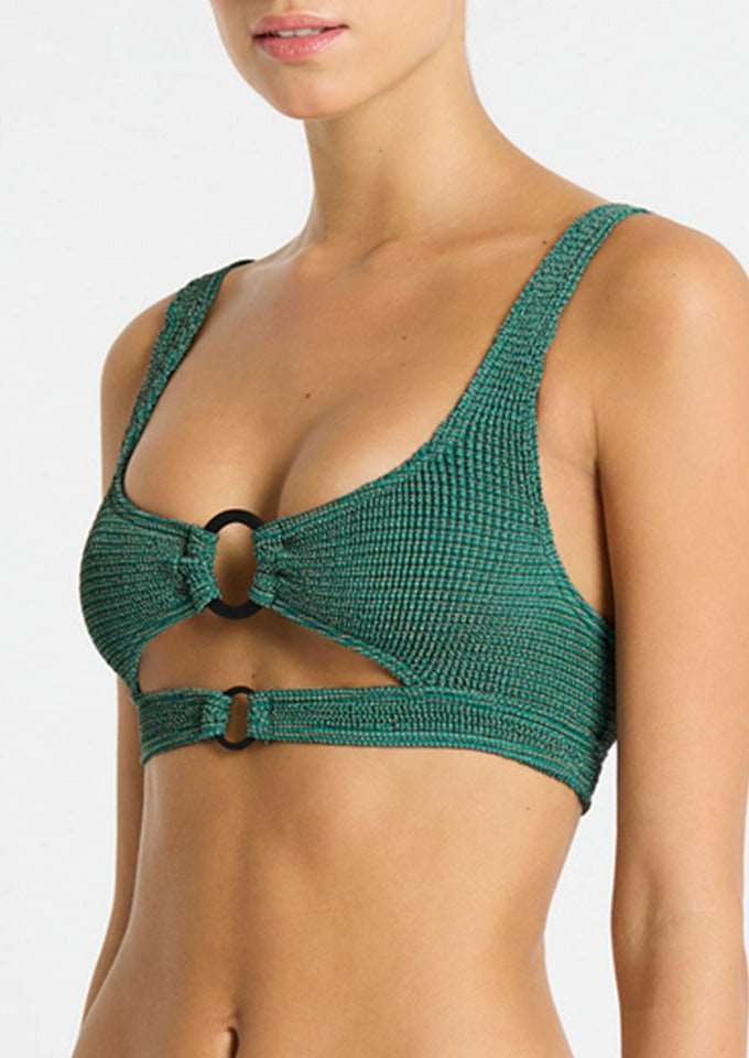 Bond-Eye Iconique Ring Sasha Crop Bikini Top