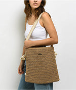 So Knotty Straw Tote