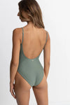 Classic Minimal One Piece in Olive