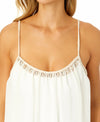 Women's Adjustable Maxi Dress with Seashell Trim Cover Up