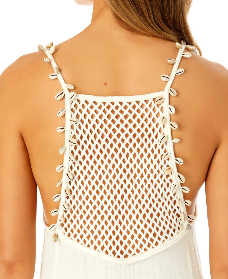 V Neck Braided Shell Dress