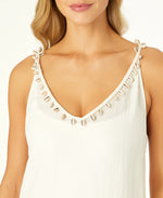V Neck Braided Shell Dress