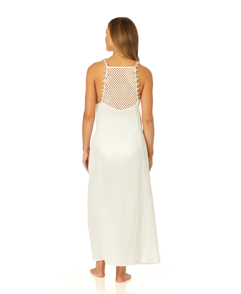 V Neck Braided Shell Dress