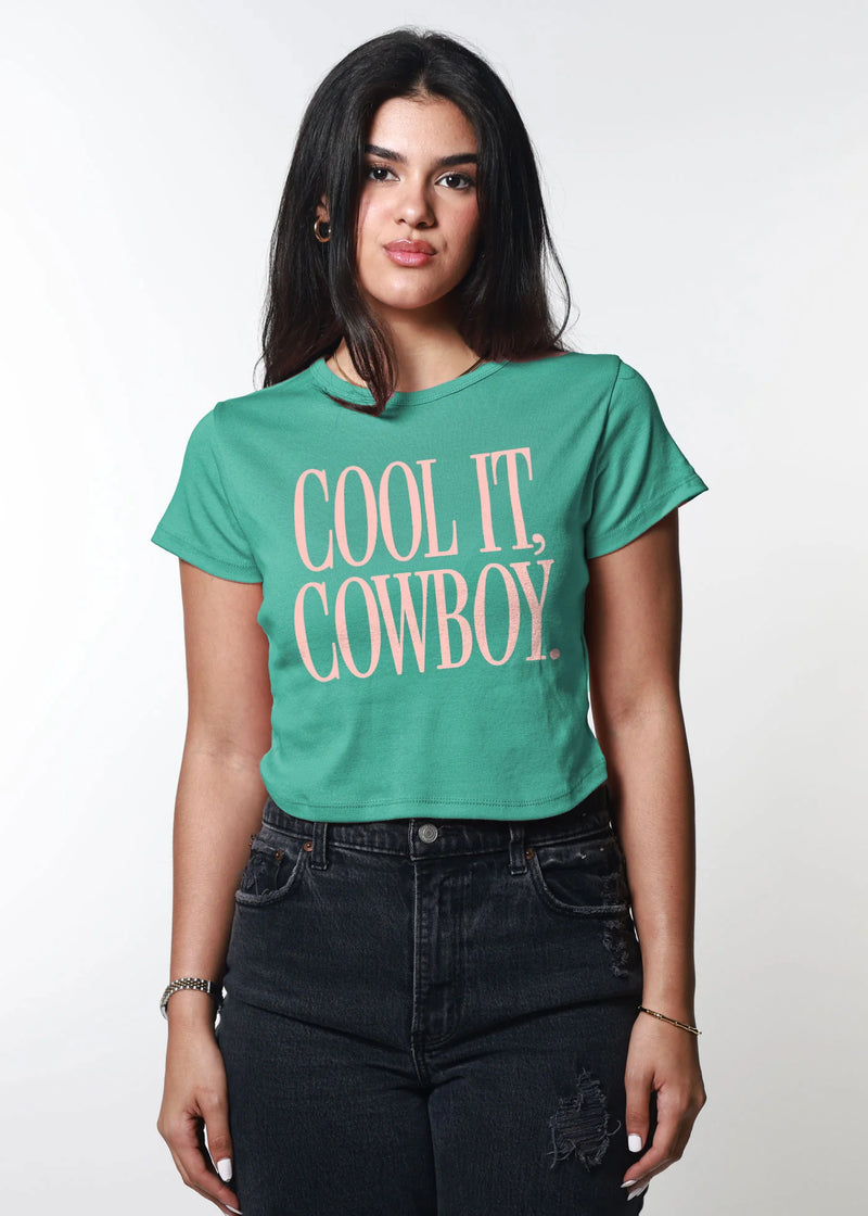 Cool It Cowboy Baby Tee