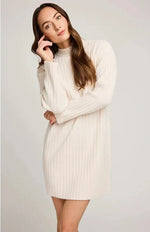 Yvette Sweater Dress Cream