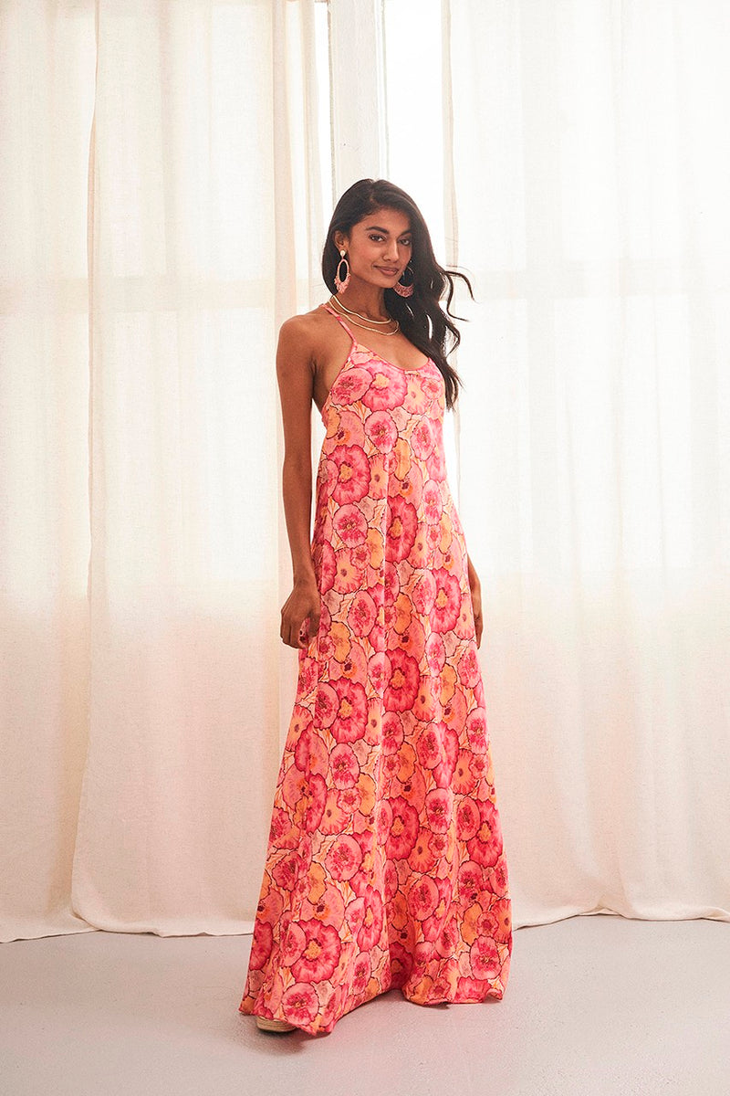 Floral Print Maxi Dress