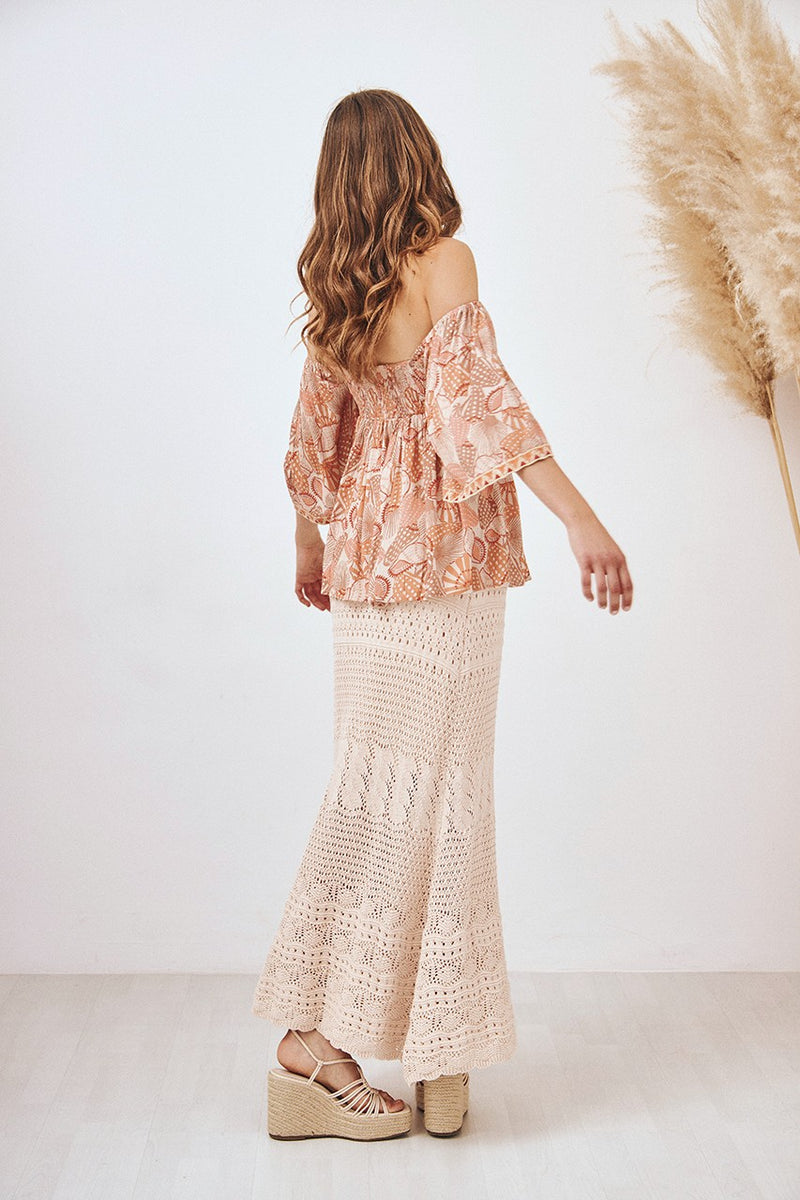 Seashells Empire Waist Blouse