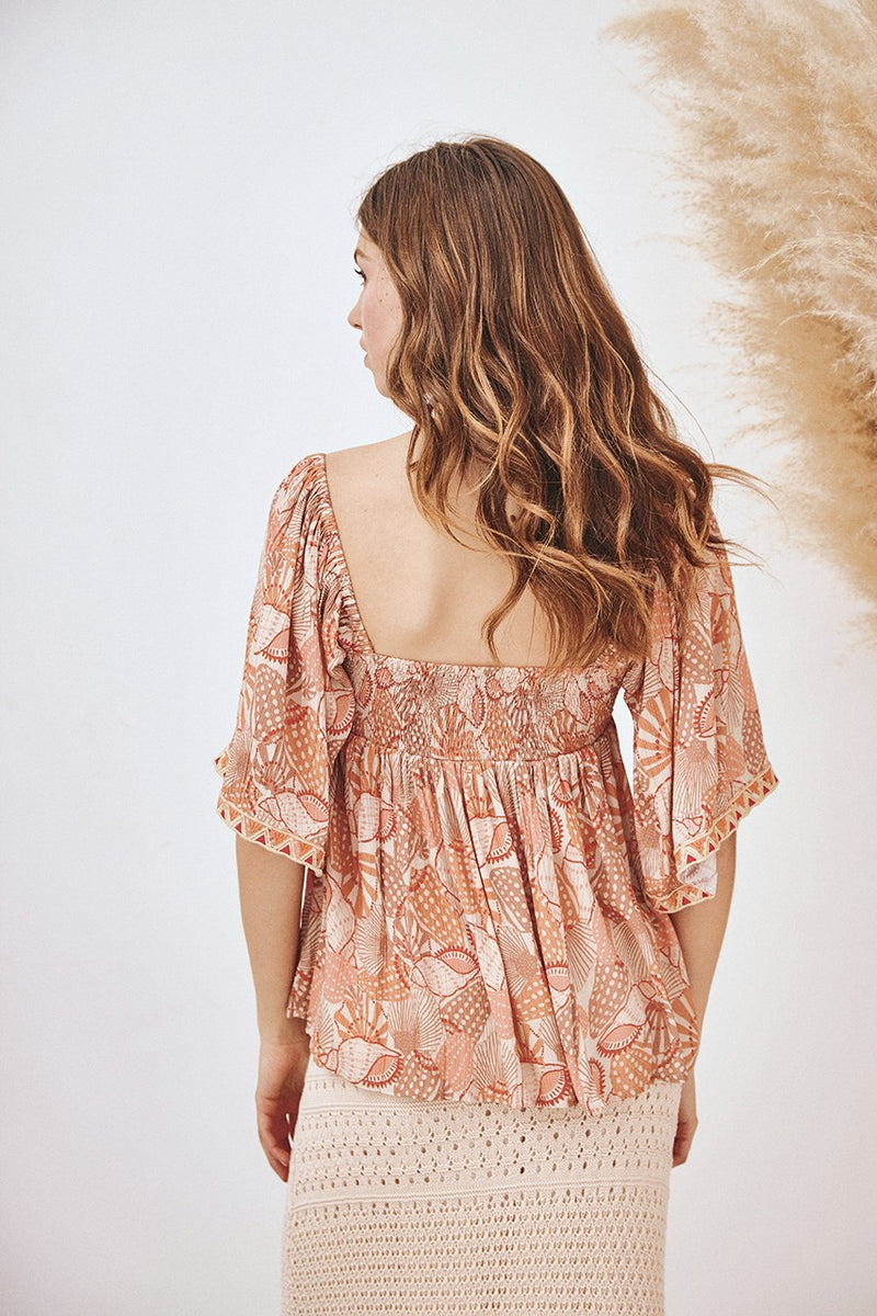 Seashells Empire Waist Blouse