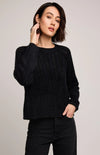 Cornelia Crewneck Sweater-Black