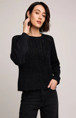 Cornelia Crewneck Sweater-Black