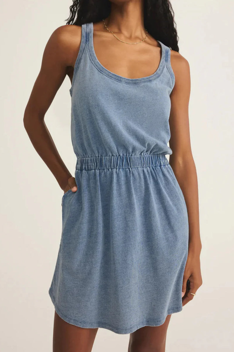 Keegan Knit Denim Dress