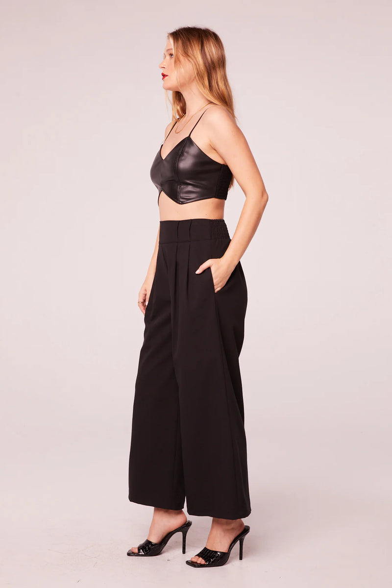 Jolene Black Wide Leg Pants