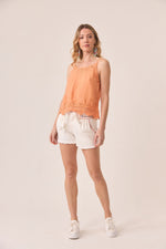 Top Lencero Blonda Peach