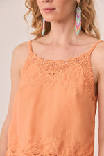 Top Lencero Blonda Peach