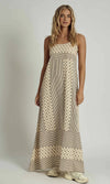 Jacquard Cami Midi Dress