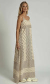 Jacquard Cami Midi Dress