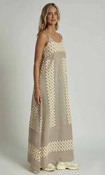 Jacquard Cami Midi Dress