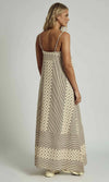 Jacquard Cami Midi Dress
