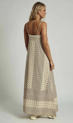 Jacquard Cami Midi Dress