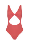 Textured Wave Twix One Piece Swimsuit