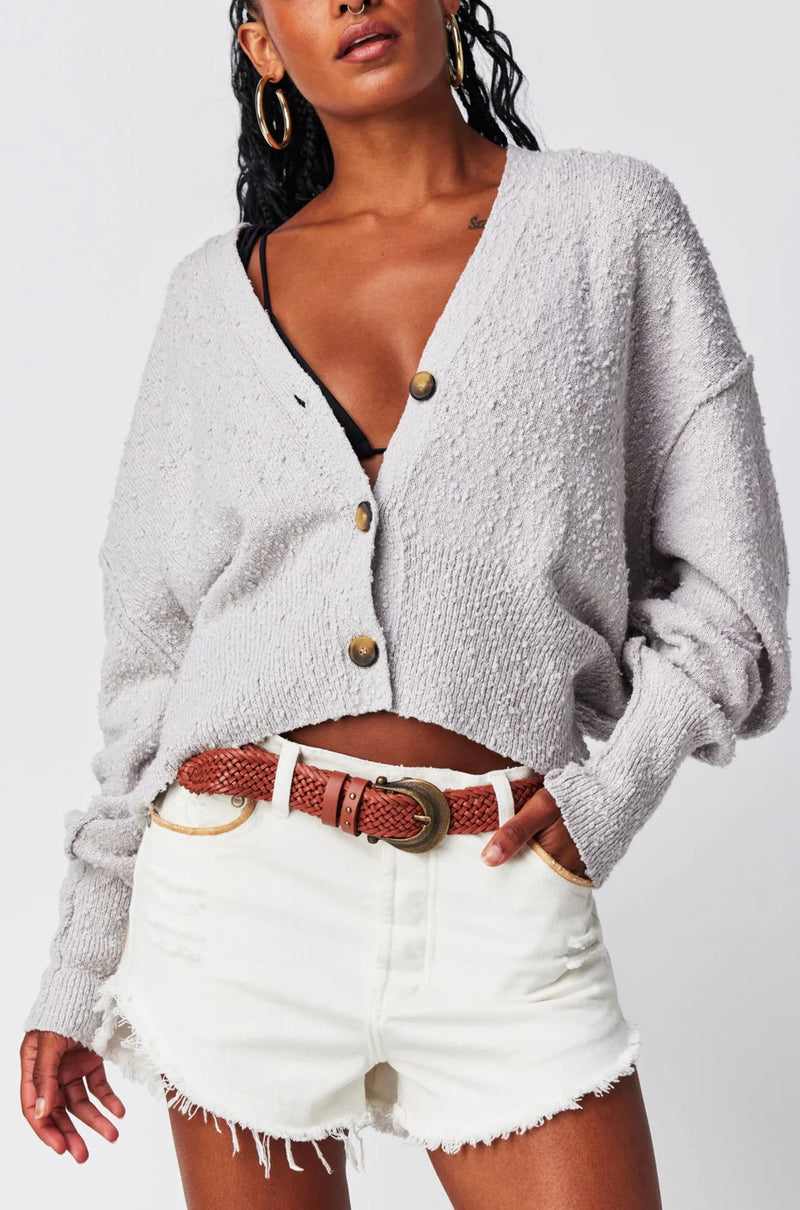 Free People Found My Frend Cardigan - Misty Morning