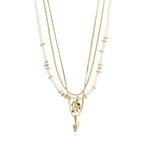 Pilgrim Sea Set of 3 Layering Necklaces, Gold