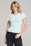 Crew Neck Short Sleeve Top