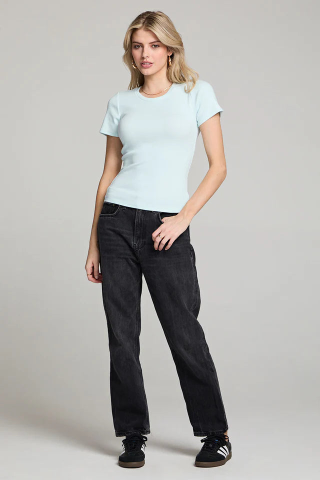 Crew Neck Short Sleeve Top